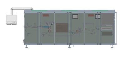 Meaisín priontála vial inkjet